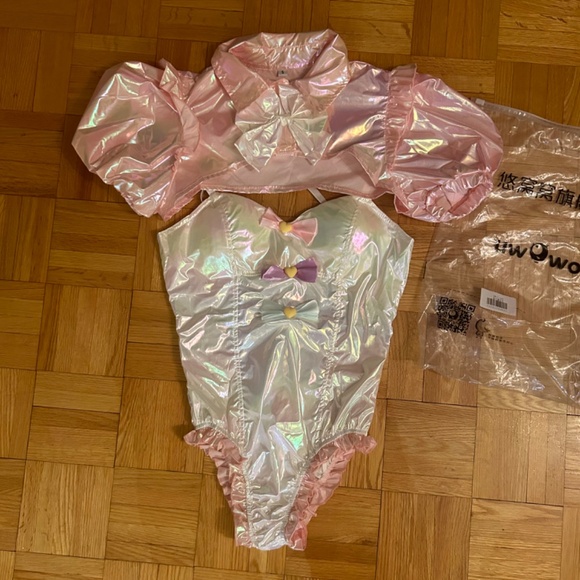 Uwowo Kangel Cosplay Swimsuit - Picture 2 of 3